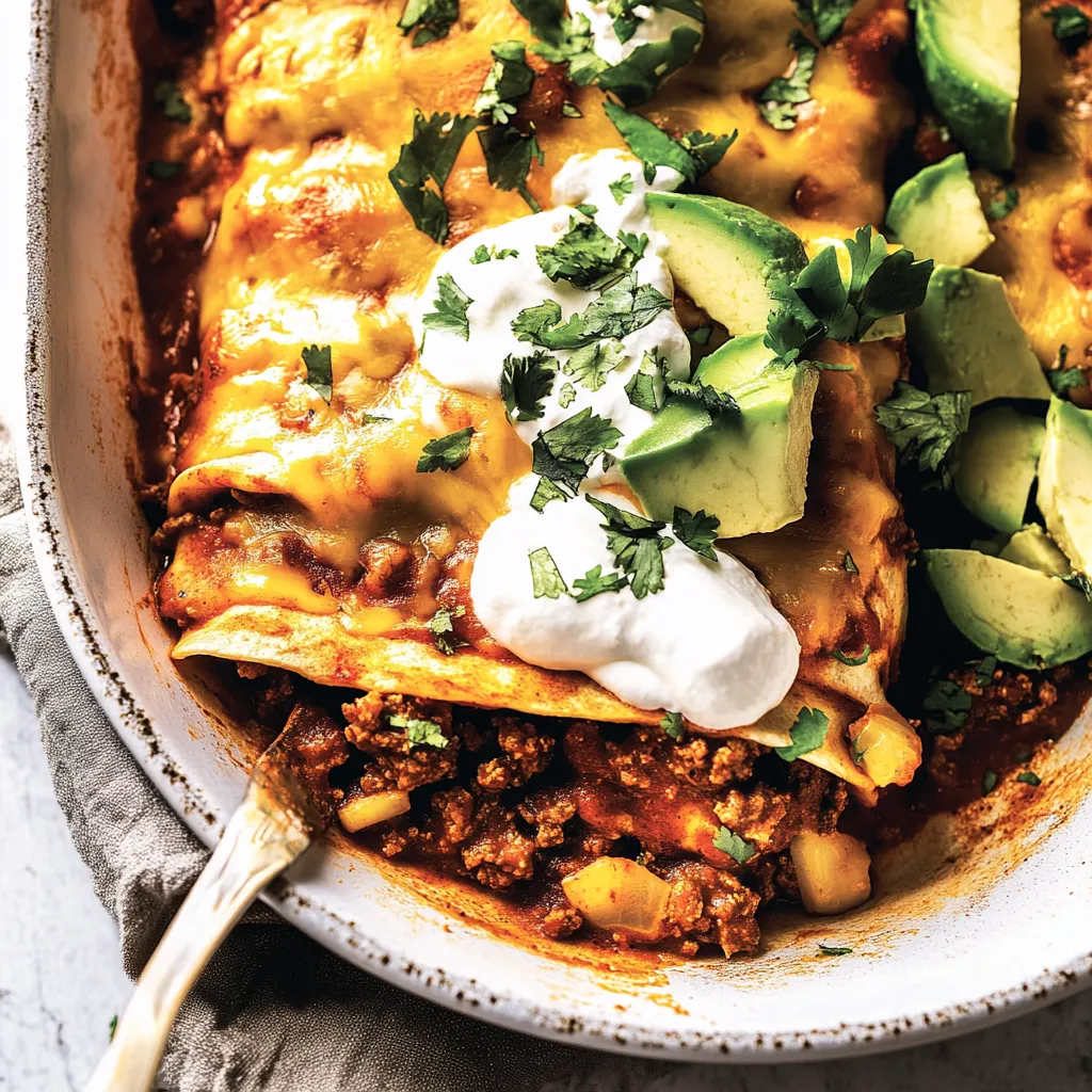 Easy Beef Enchiladas Recipe