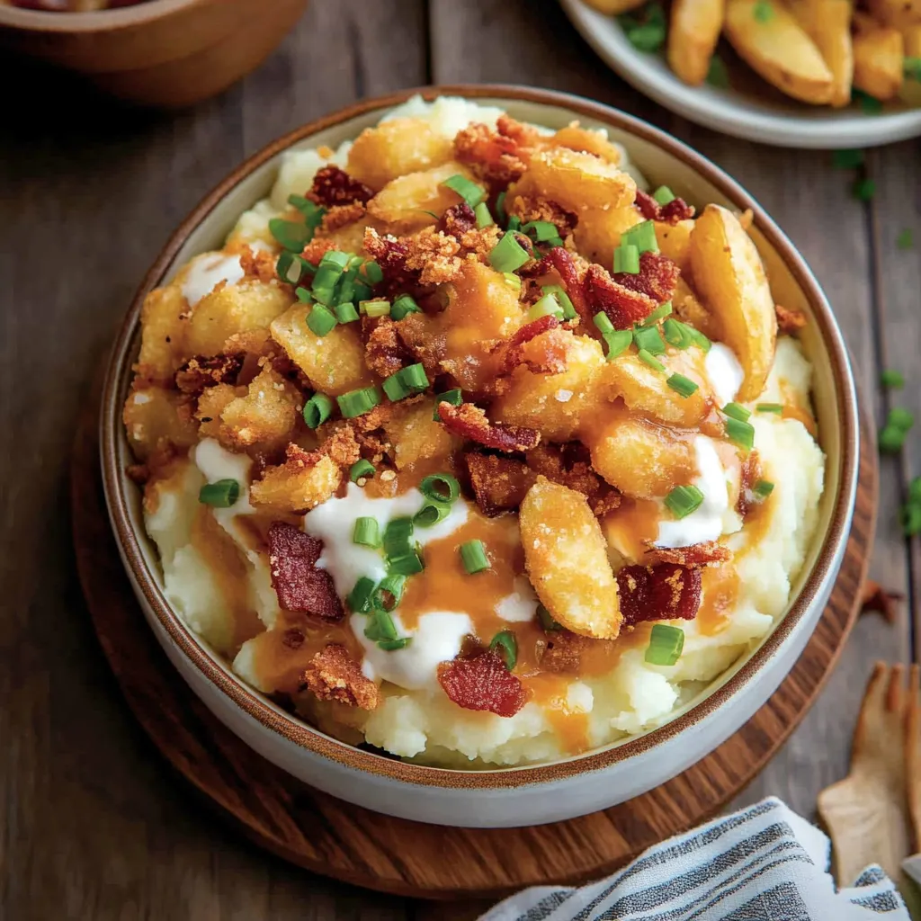 Easy Loaded Mashed Potato Bowl Recipe