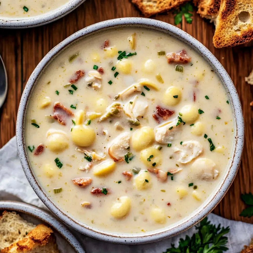 Homemade New England Clam Chowder Recipe