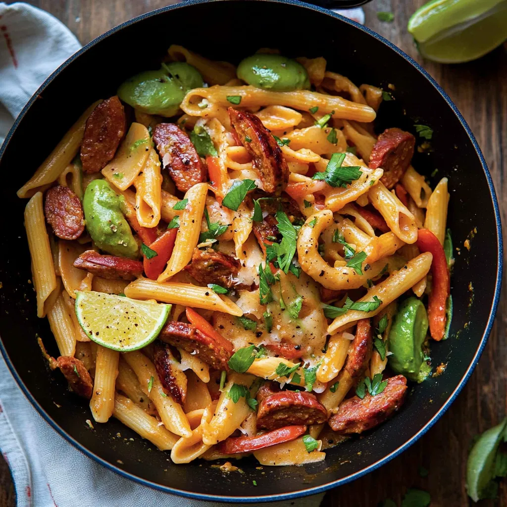 Andouille Fajita Pasta