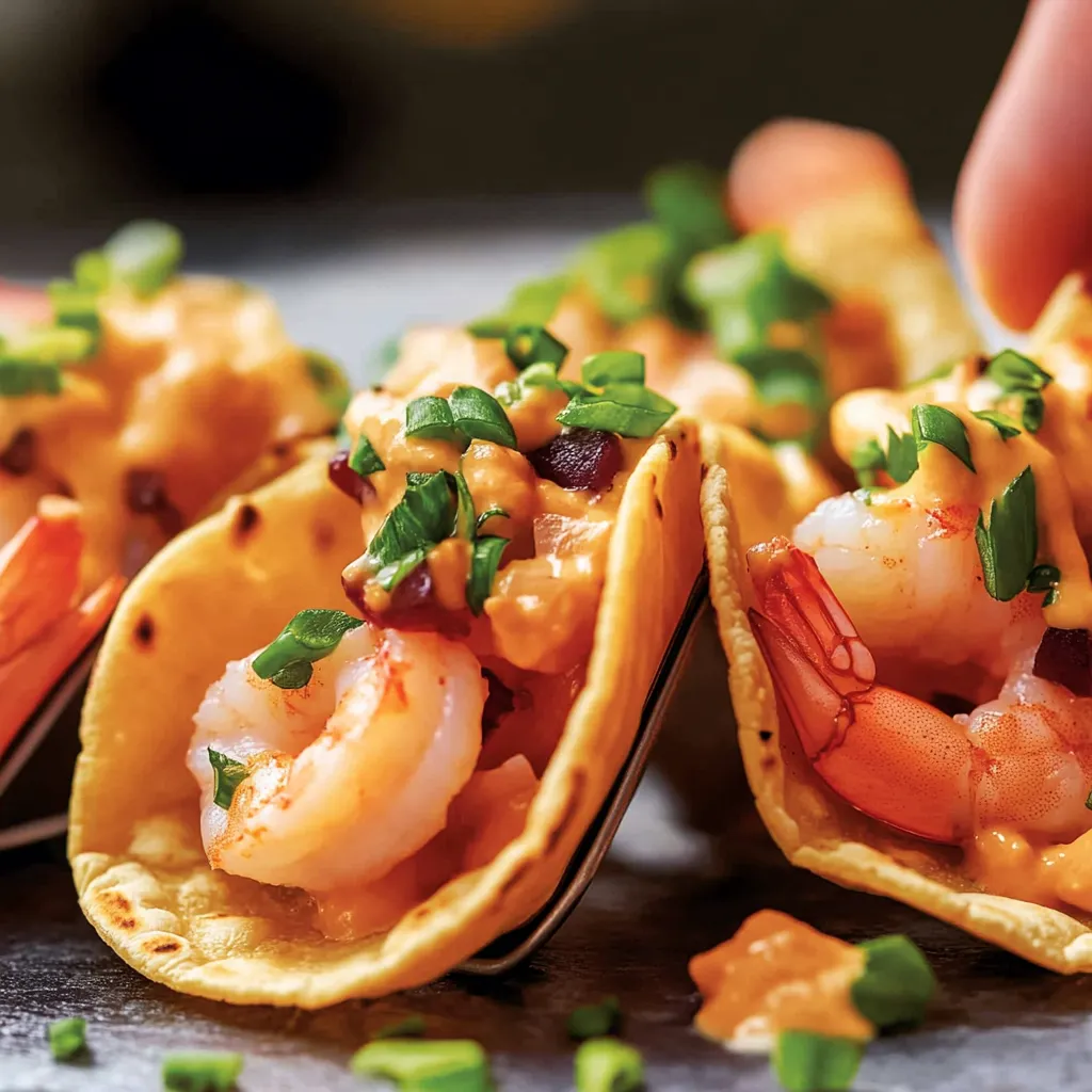 Prawn cocktail mini tacos (shrimp)