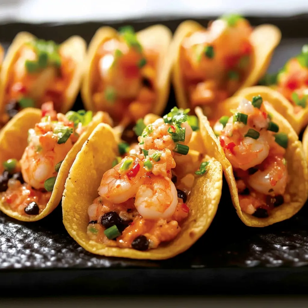 Easy Prawn cocktail mini tacos (shrimp) Recipe