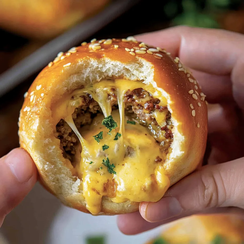 Cheeseburger Bombs