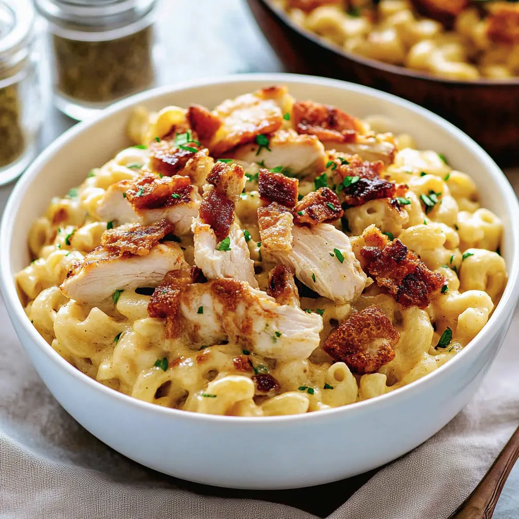 Chicken Ranch Macaroni and Cheese