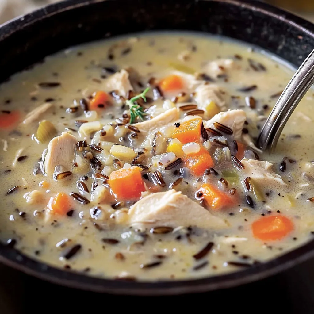 Easy Chicken Wild Rice Soup Recipe