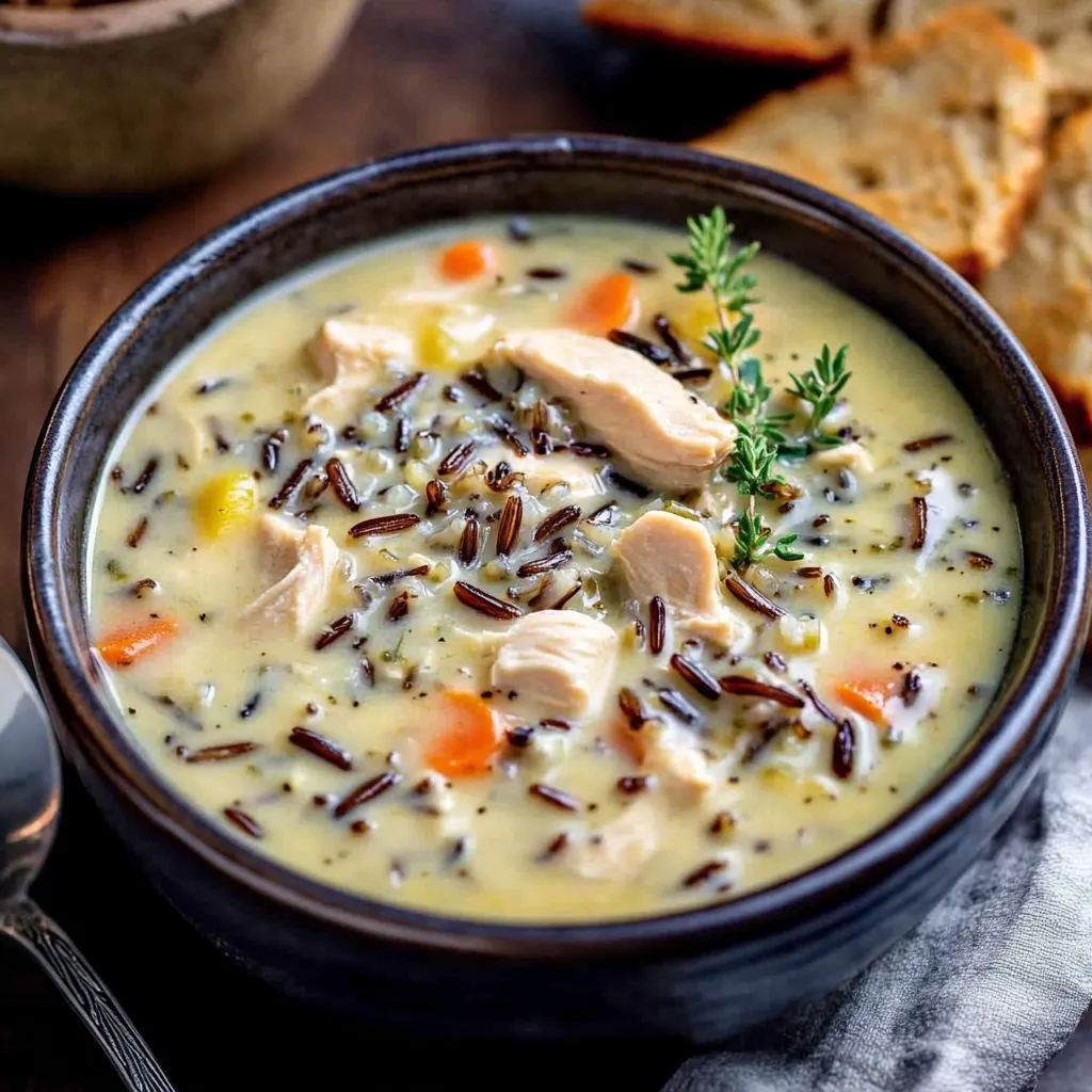 Homemade Chicken Wild Rice Soup Recipe