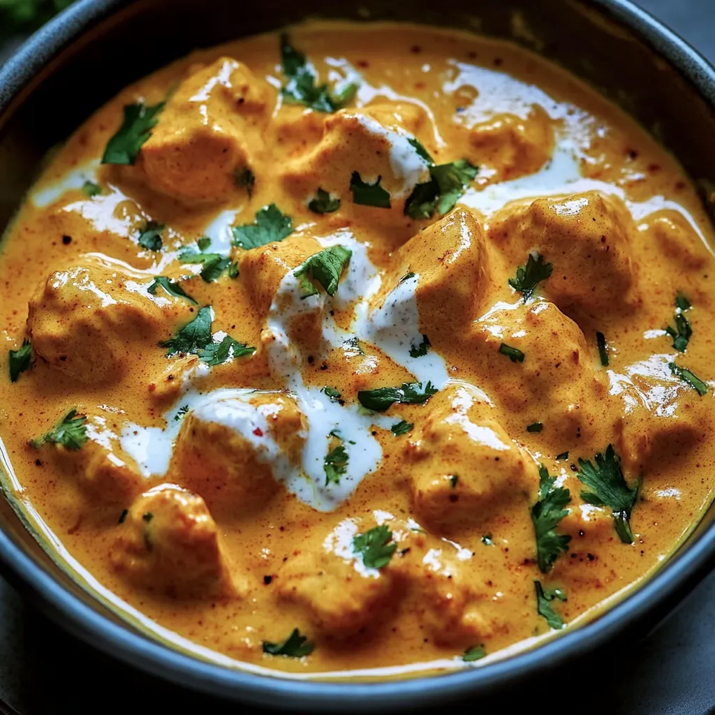 Easy Creamy Indian Butter Chicken Delight Recipe