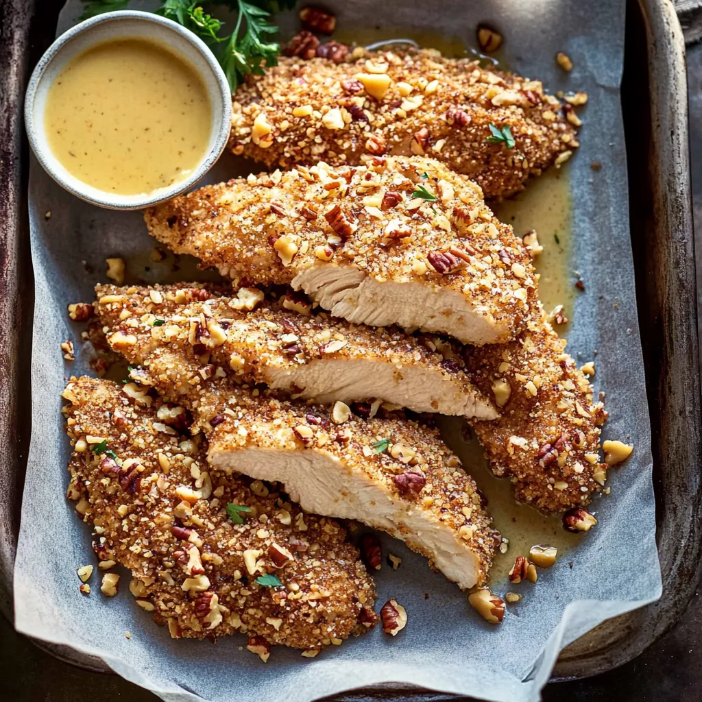 Easy Pecan Crusted Chicken Recipe