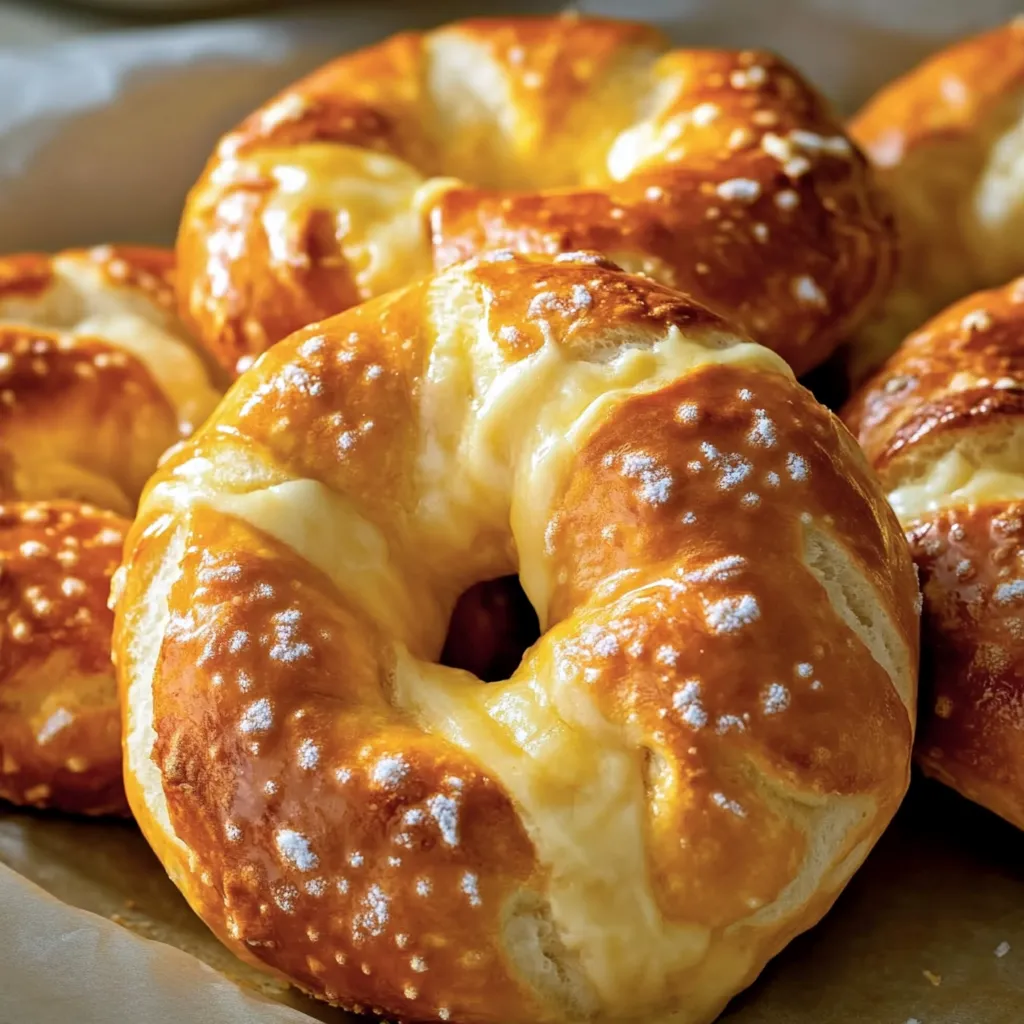 Cheese Stuffed Pretzels