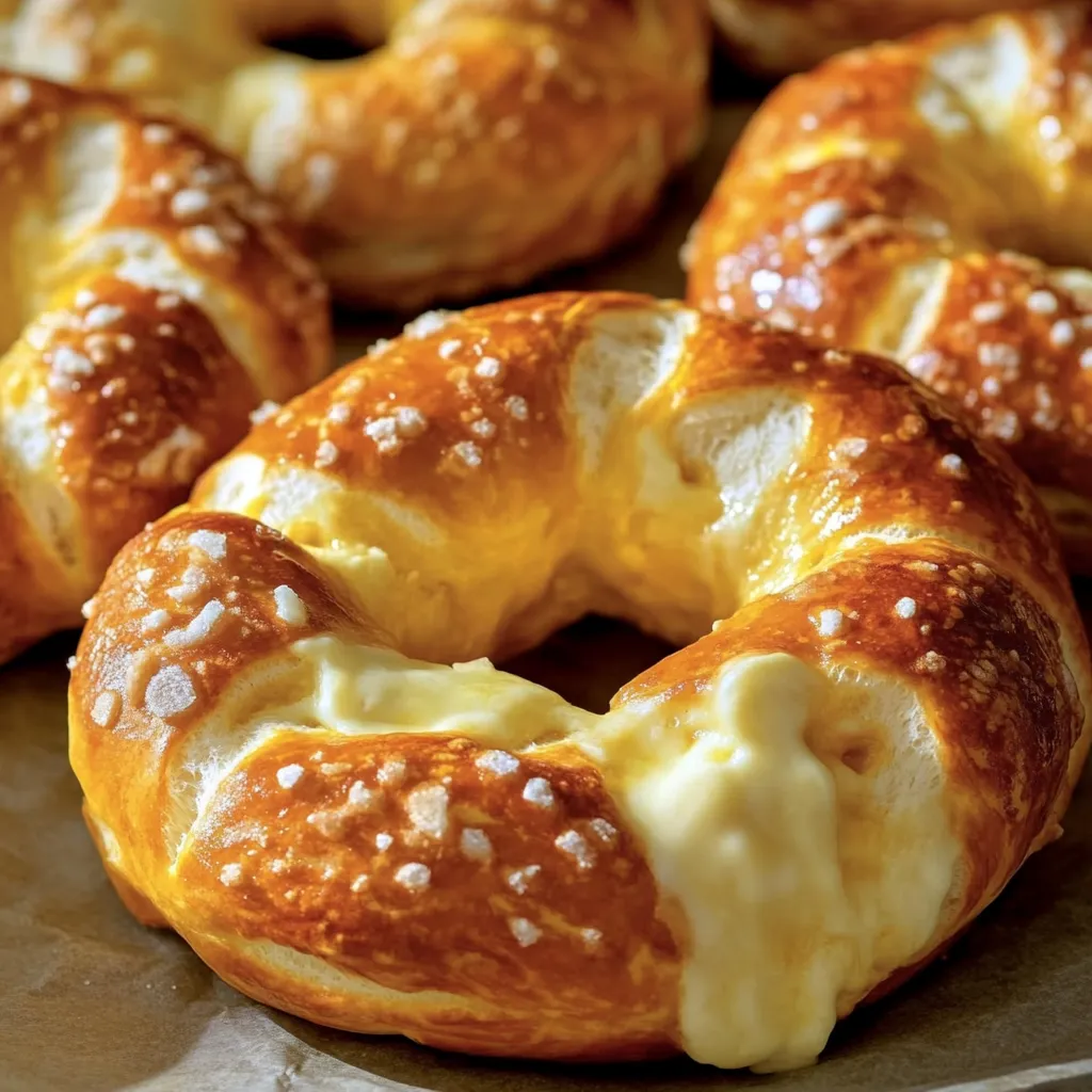 Delicious Cheese Stuffed Pretzels Recipe