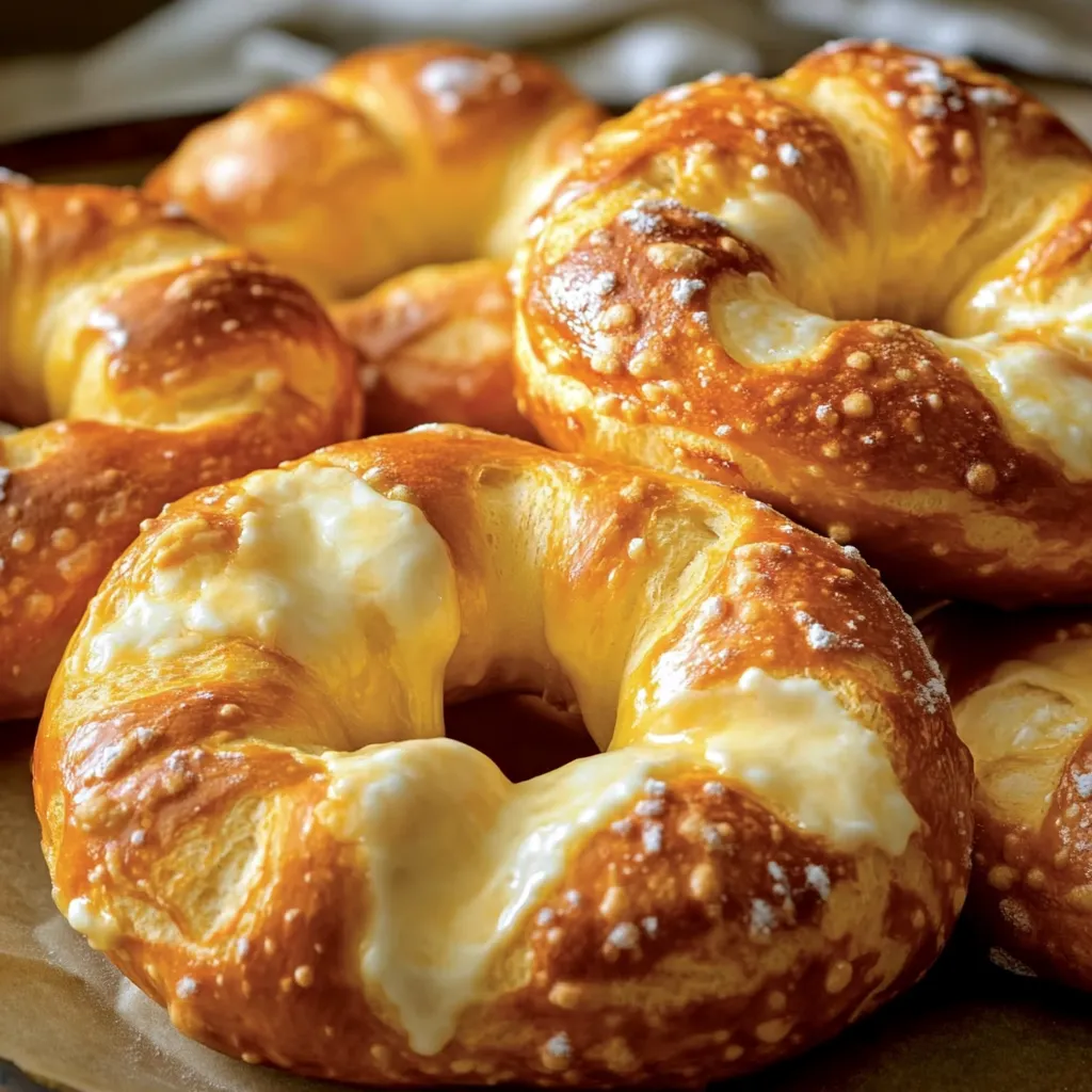 Easy Cheese Stuffed Pretzels Recipe