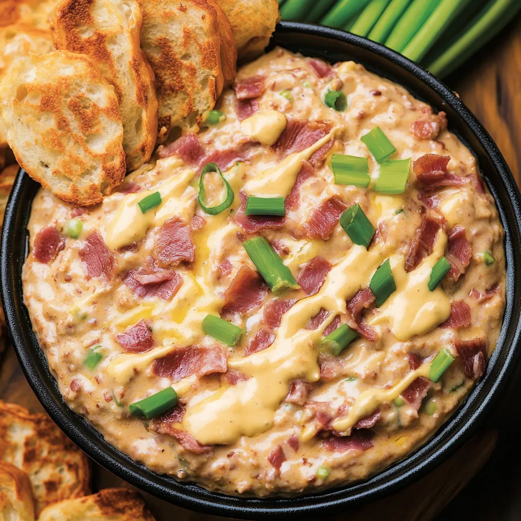 Homemade Slow Cooker Reuben Dip Recipe