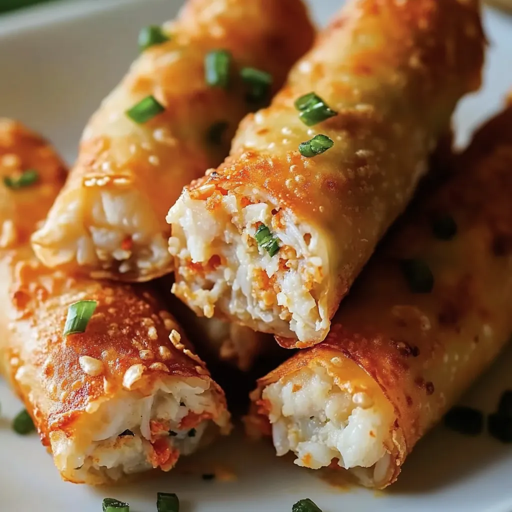 Crab Cake Egg Rolls