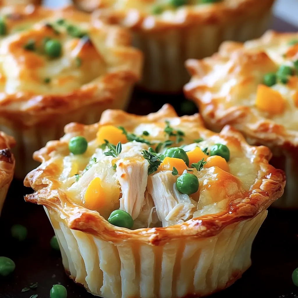 Easy Mini Chicken Pot Pies