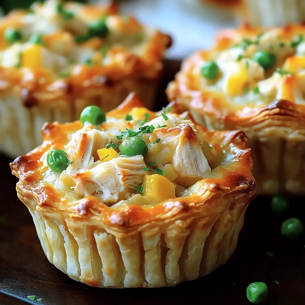 Impossibly Easy Mini Chicken Pot Pies Recipe