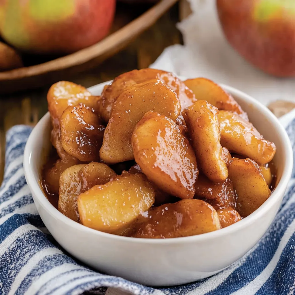 Homemade Cracker Barrel Copycat Skillet Fried Apples Recipe