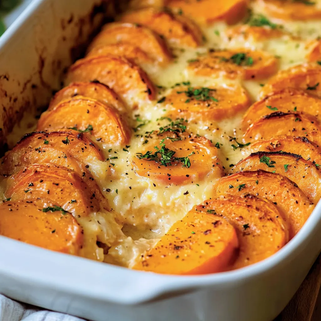 Scalloped Sweet Potatoes