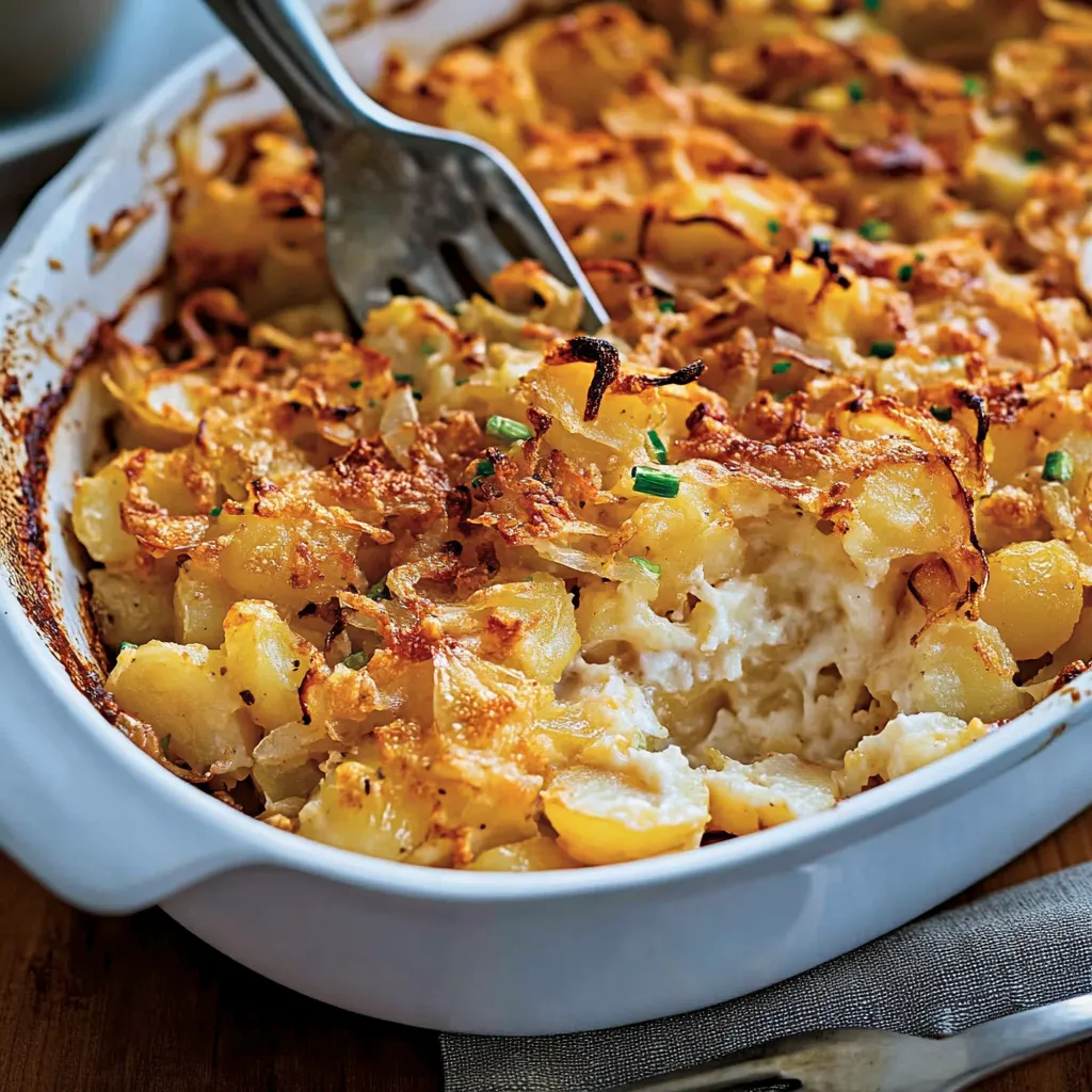 French Onion Funeral Potatoes