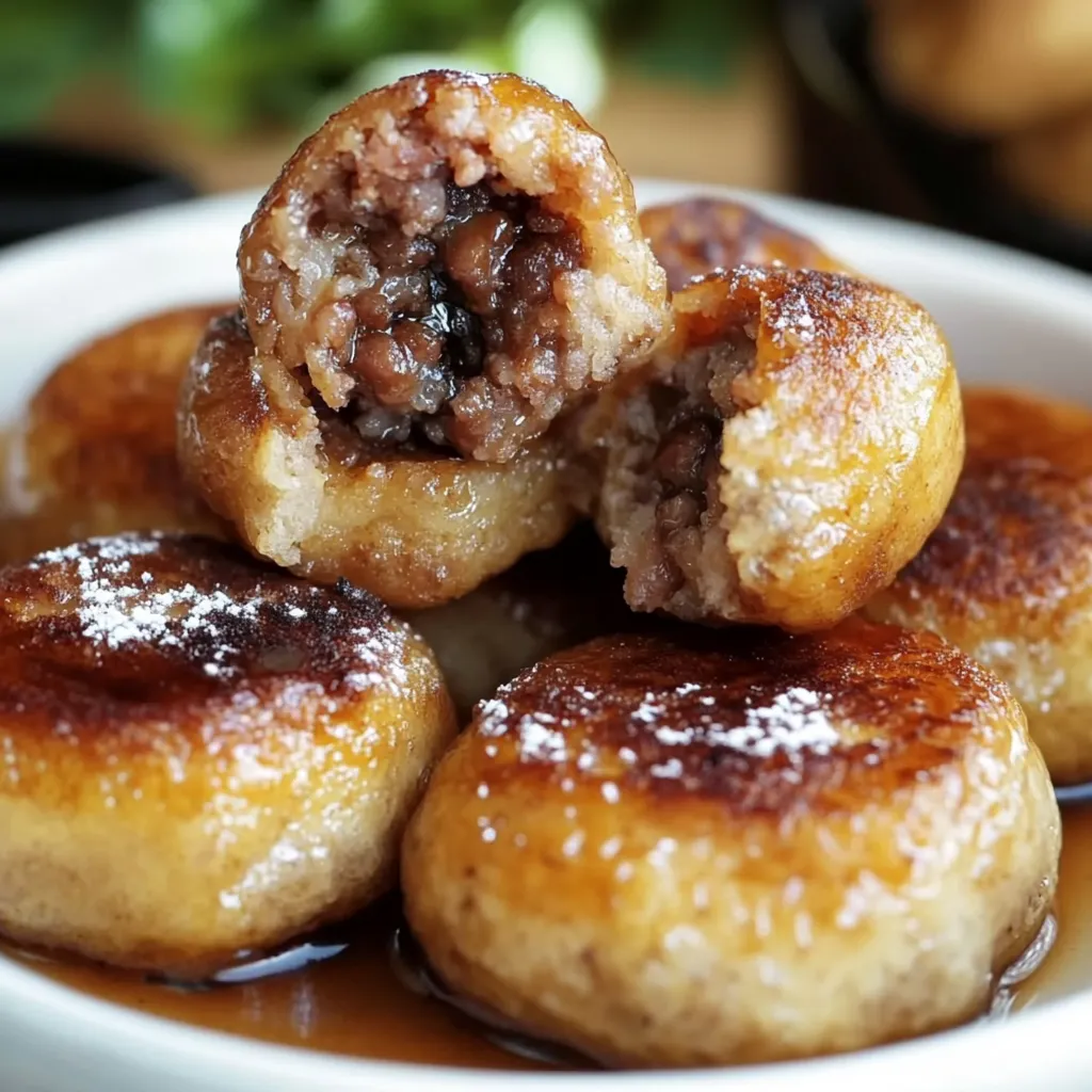 Homemade Mini Pancake Sausage Bites