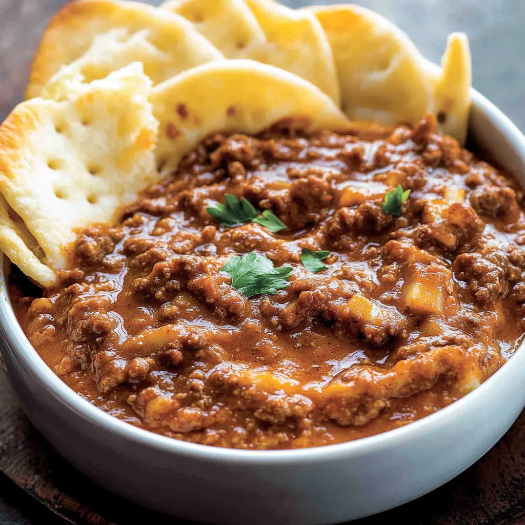 Homemade Sloppy Joe Dip Recipe