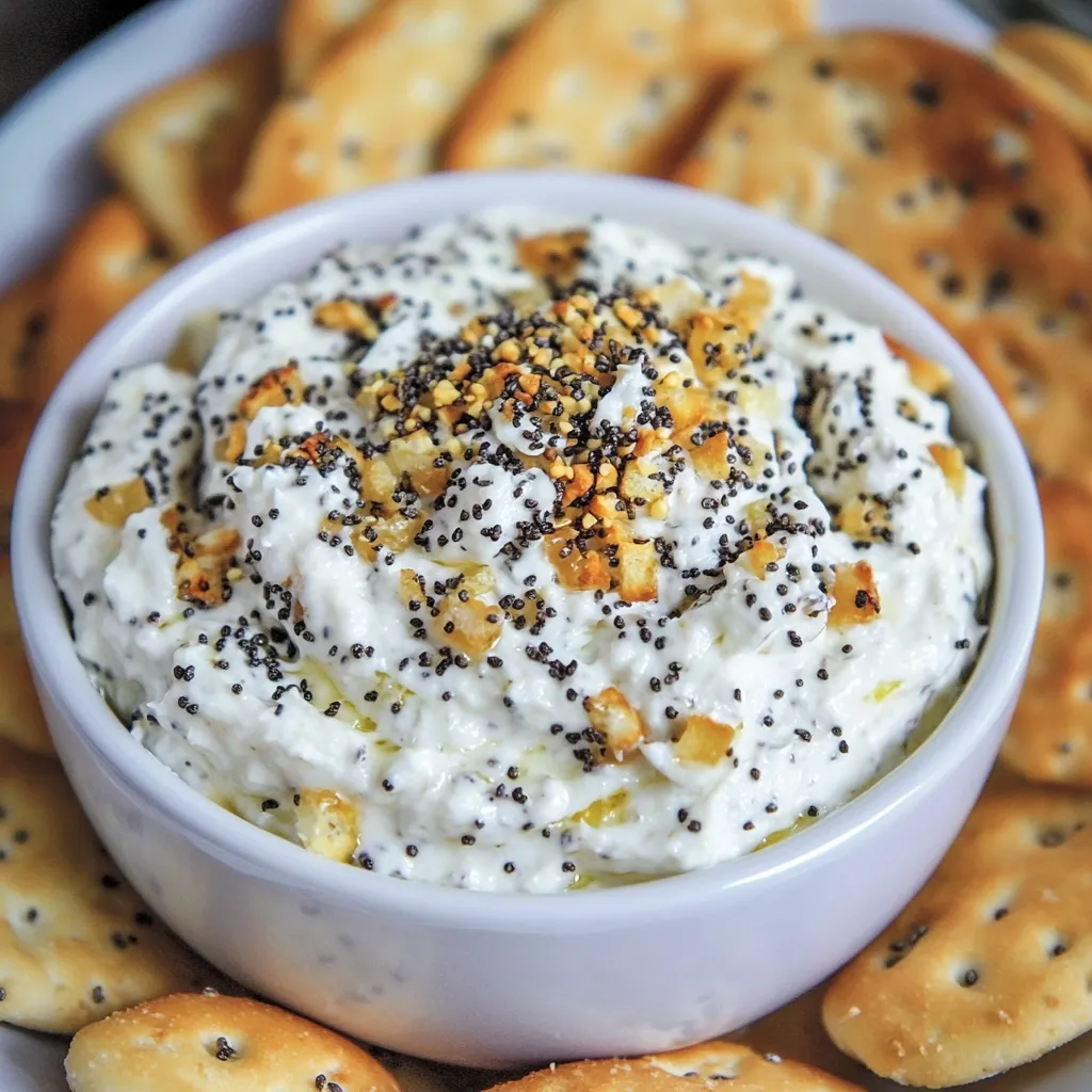 Healthy Everything Bagel Dip recipe