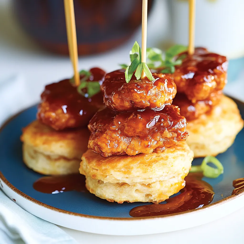 Delicious Hot Honey Chicken Biscuits Recipe