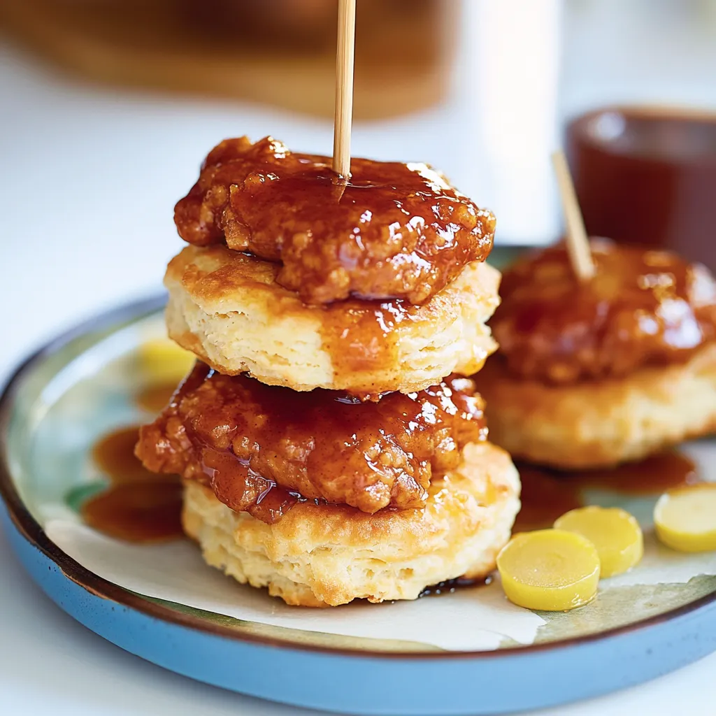 Homemade Hot Honey Chicken Biscuits Recipe