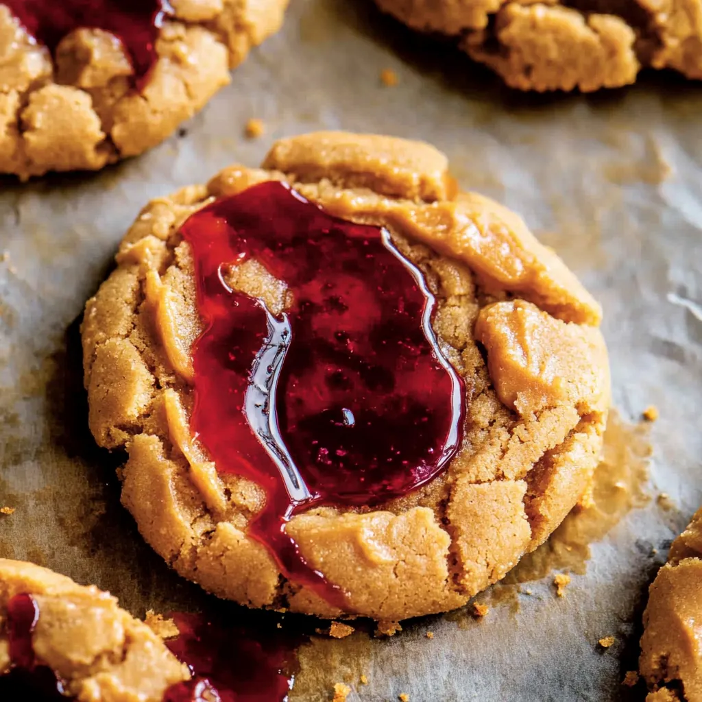 Peanut Butter and Jelly Cookies