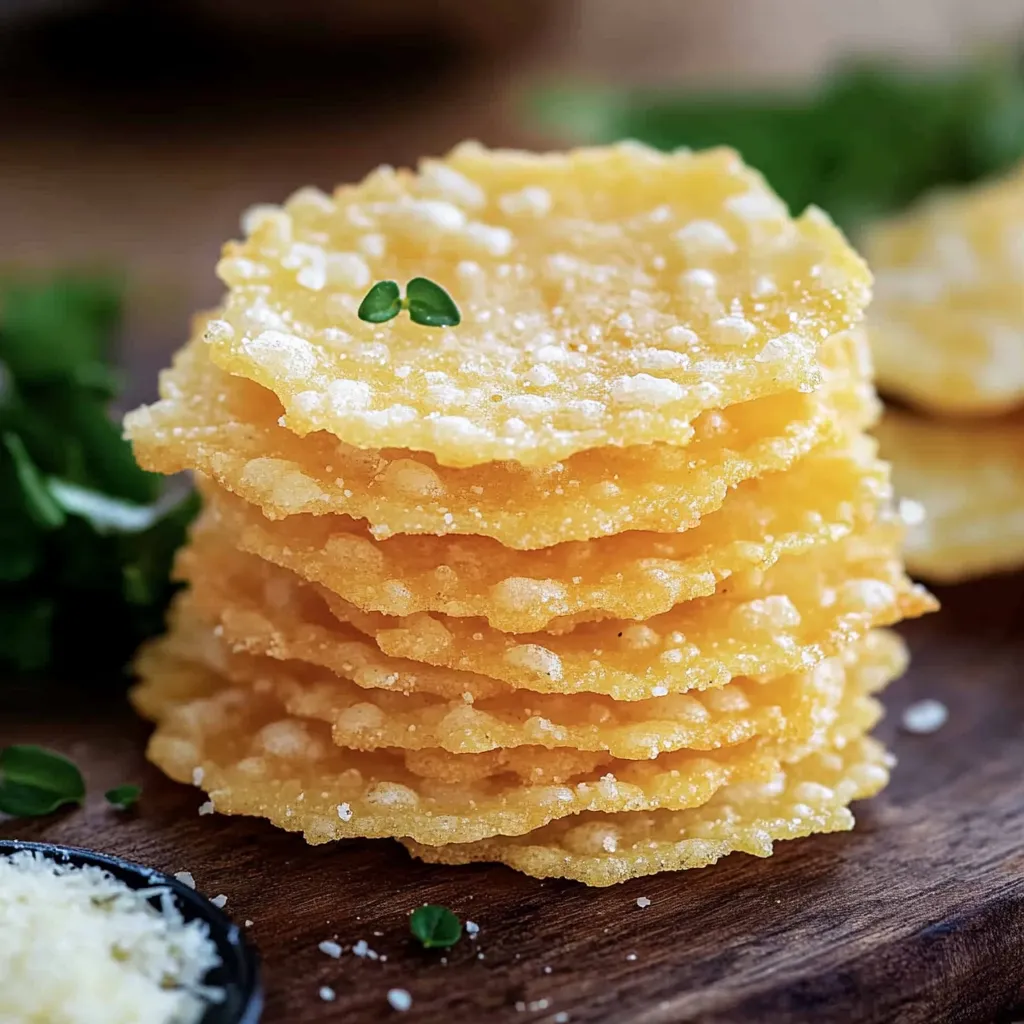 Easy Parmesan Crisps Recipe