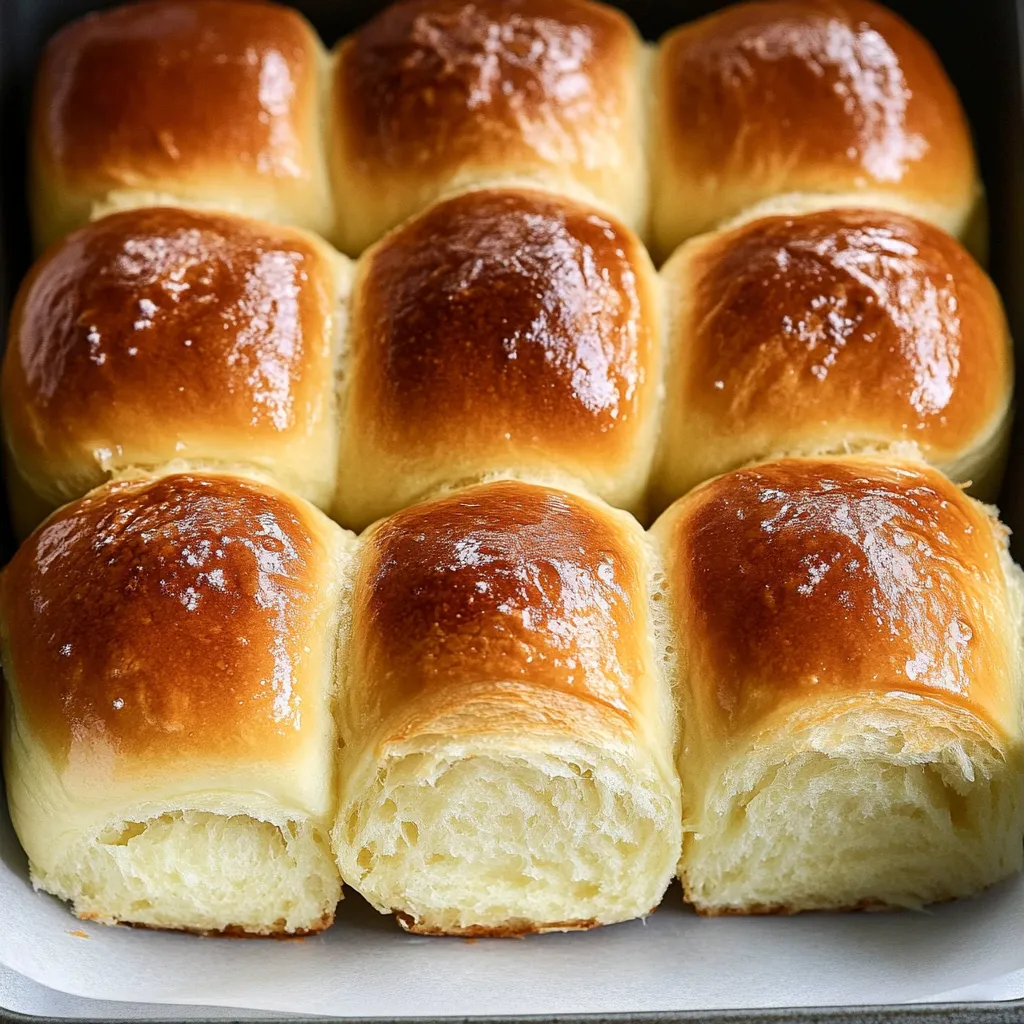 Super Soft Brioche Dinner Rolls