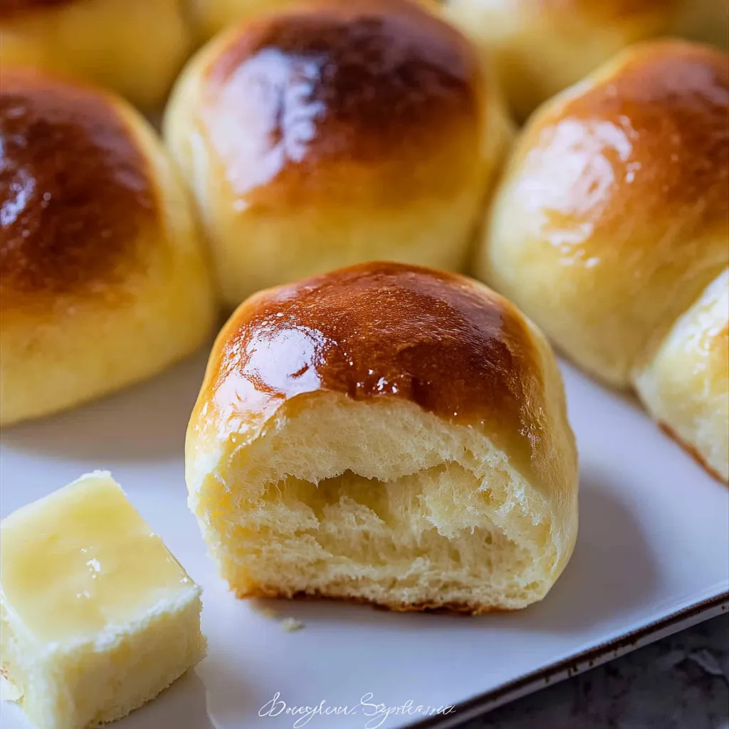 Homemade Brioche Dinner Rolls Recipe