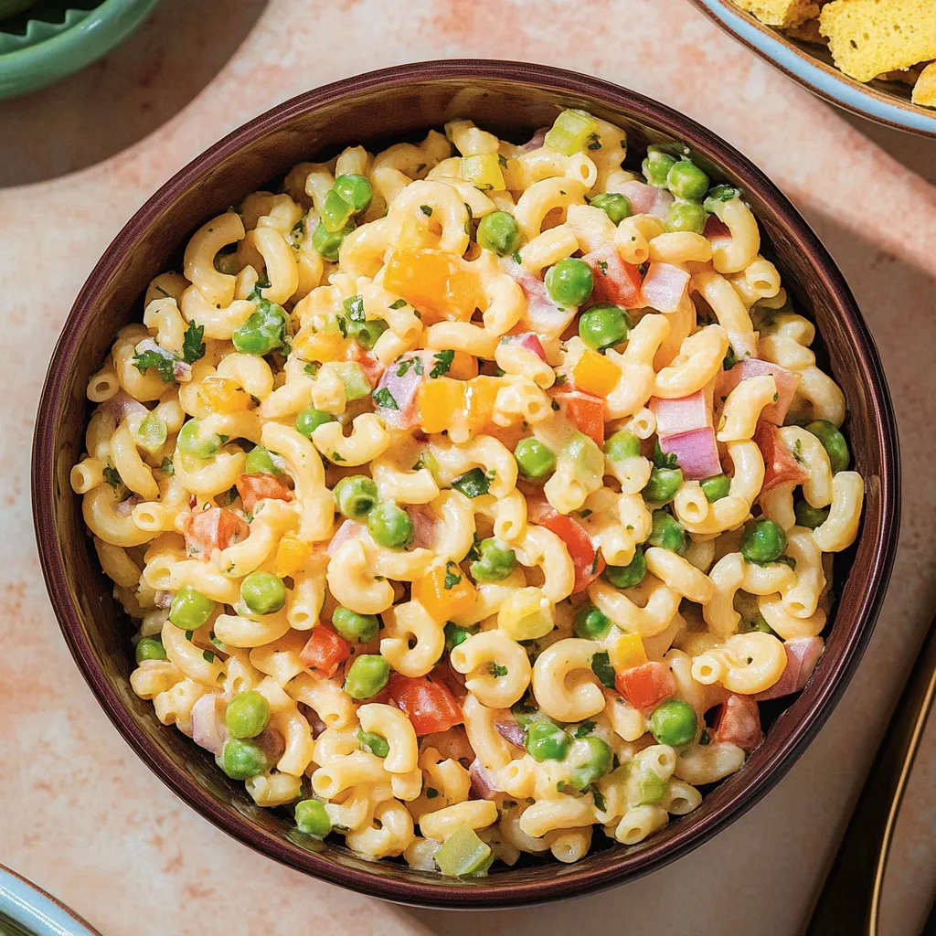 Easy Mexican Macaroni Salad Recipe