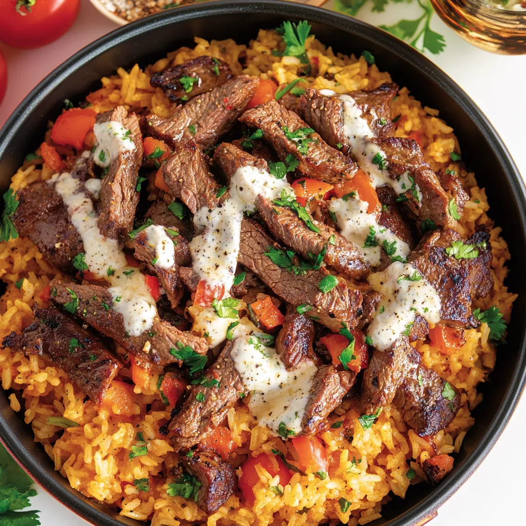 Steak & Queso Rice