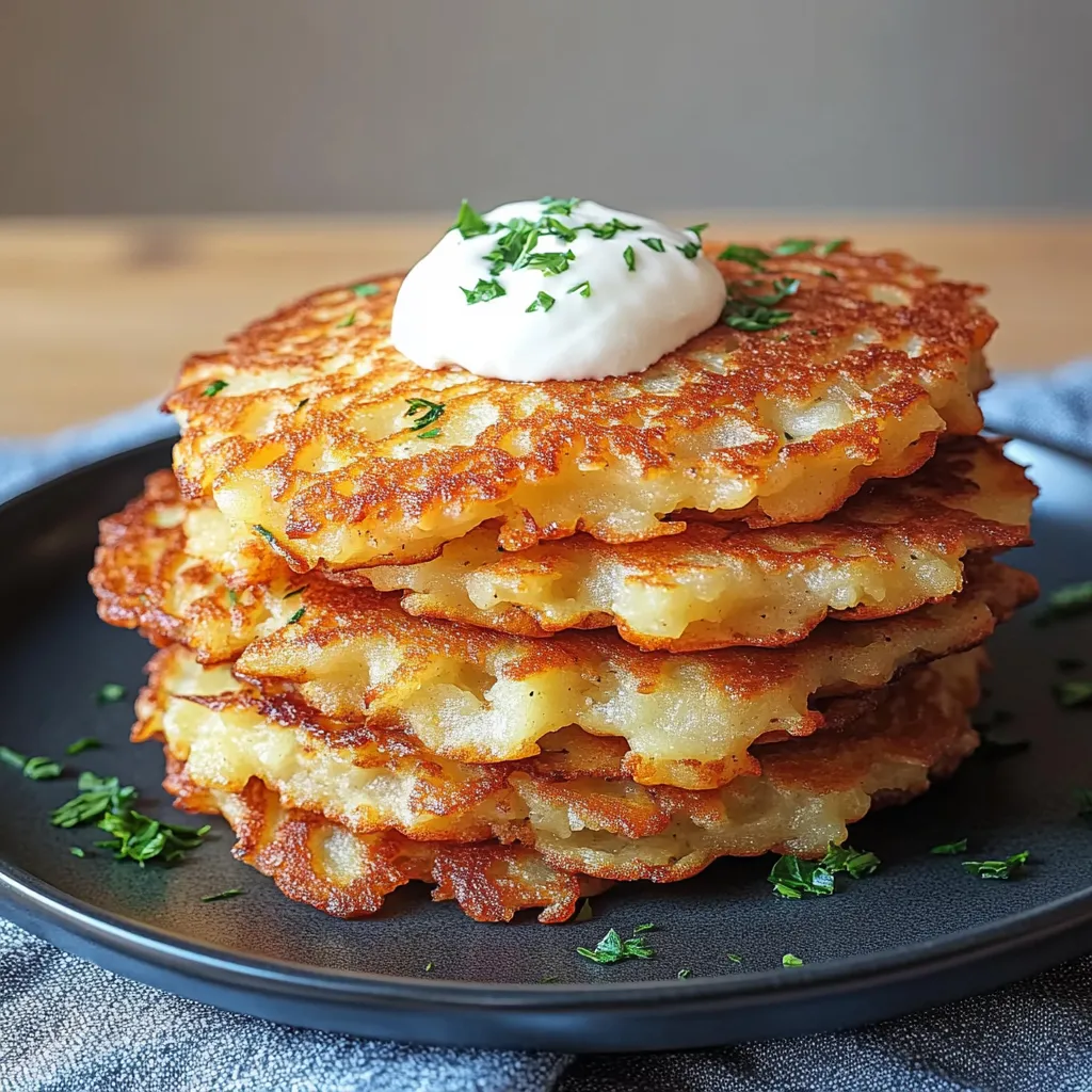 Homemade German Potato Pancakes (Kartoffelpuffer) Recipe