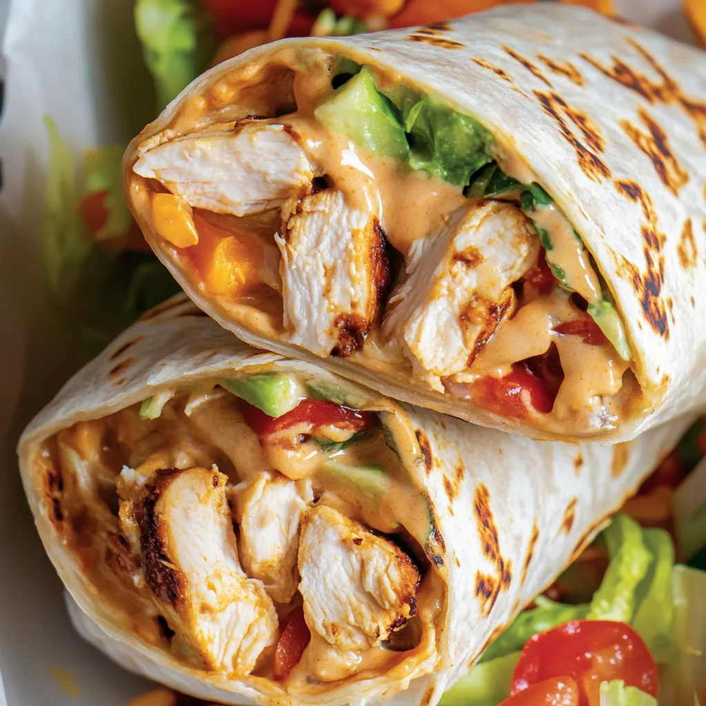 Chipotle Ranch Grilled Chicken Burrito