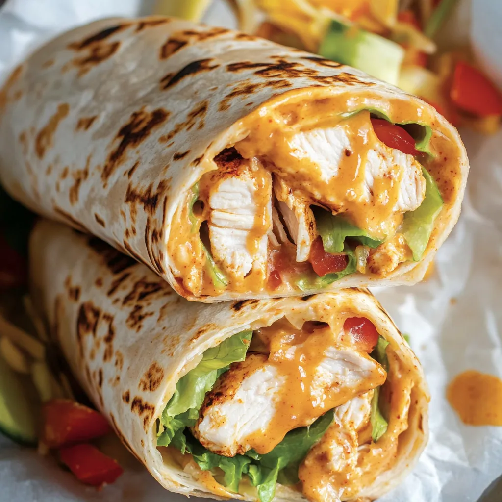 Homemade Chipotle Ranch Grilled Chicken Burrito Recipe