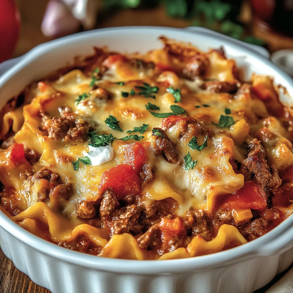 Beef Lombardi Casserole