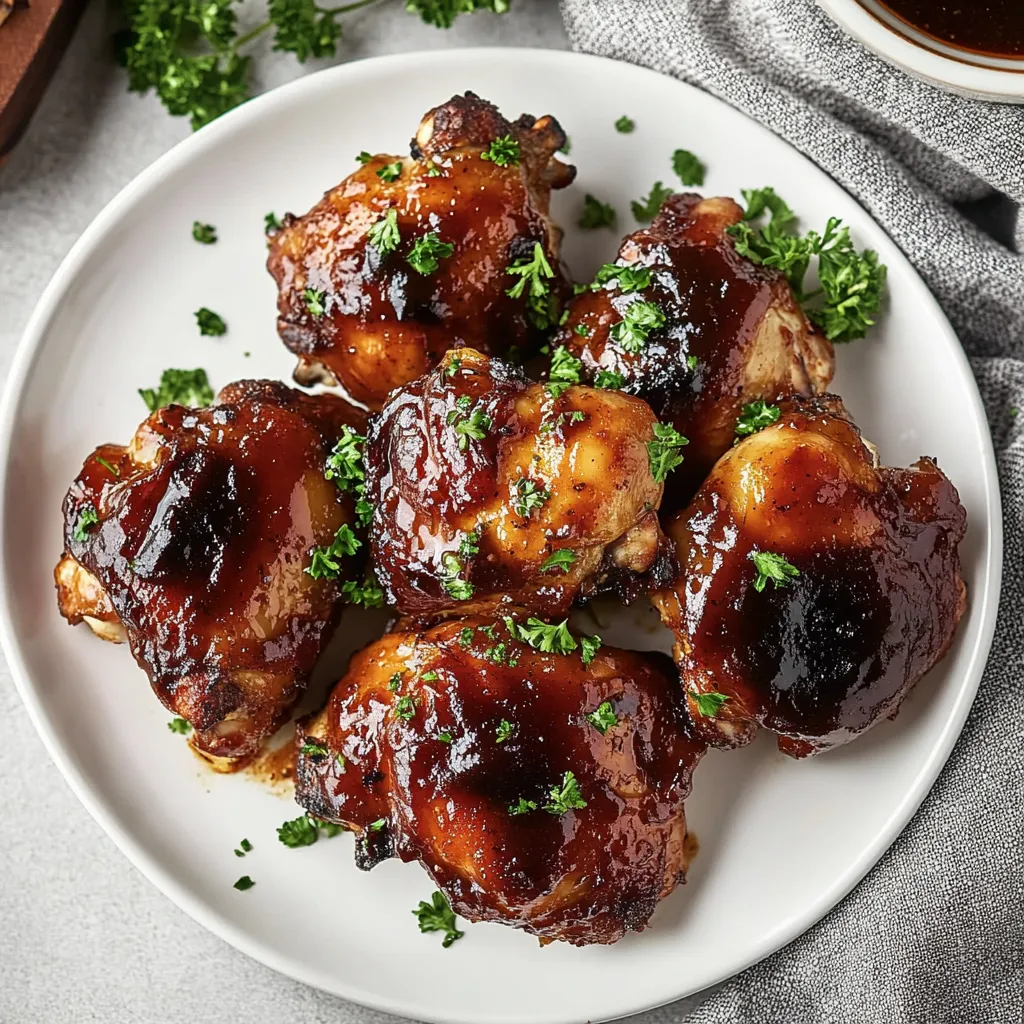 BBQ Baked Chicken Thighs