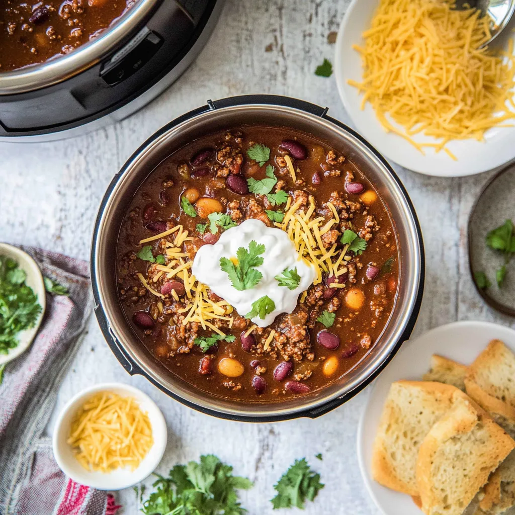 Homemade Instant Pot Chili Recipe