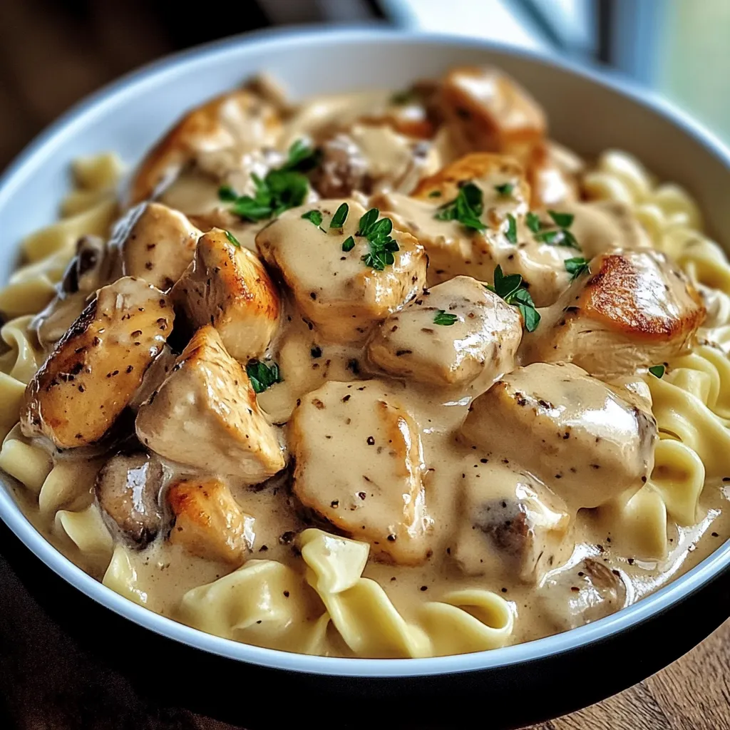 Delicious Chicken Mushroom Stroganoff Recipe