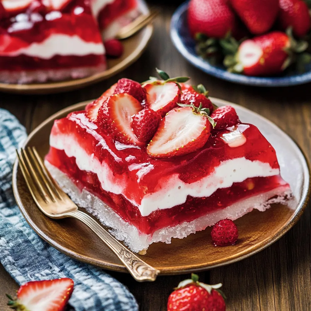 Delicious Strawberry Jello Salad Recipe