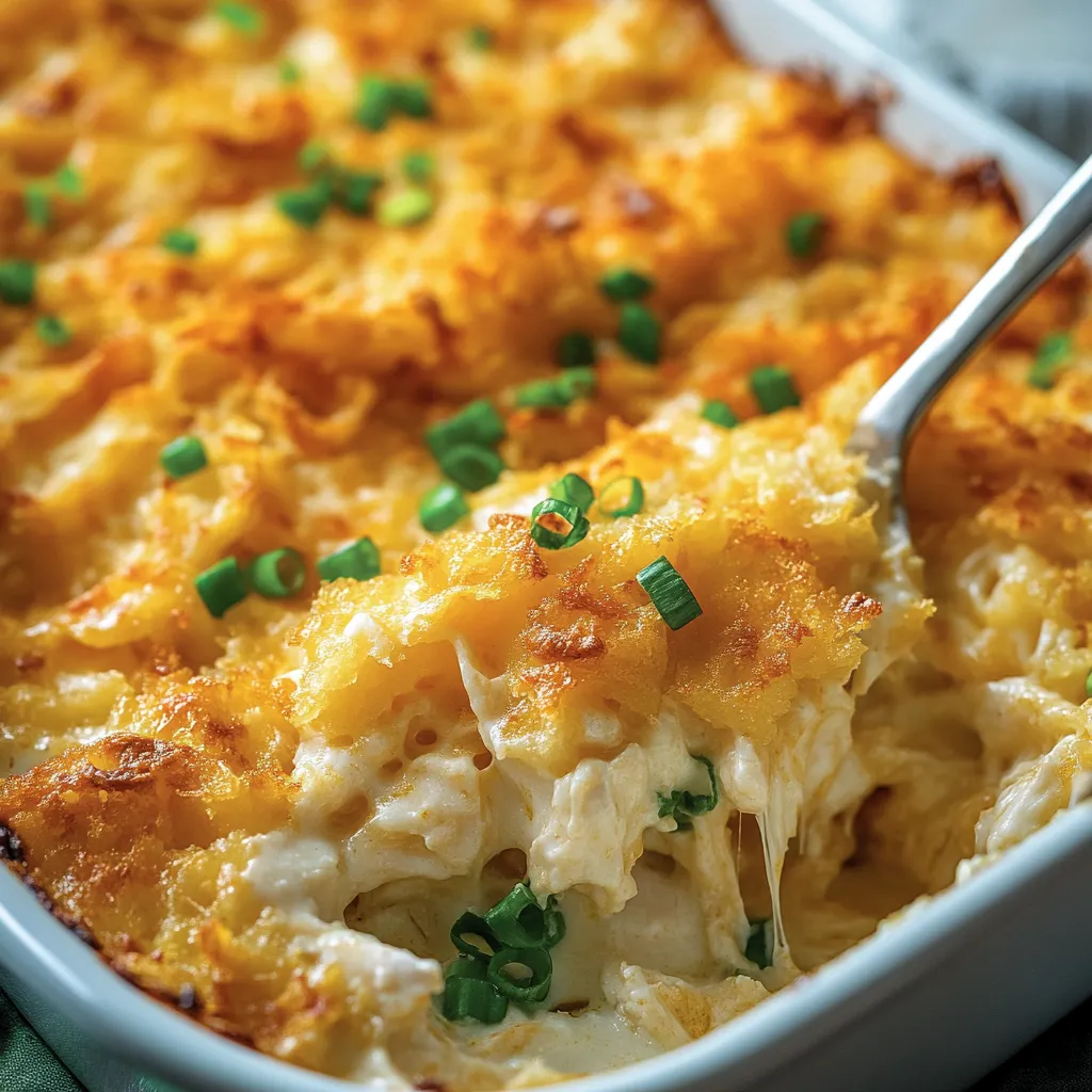 Delicious Chicken Hashbrown Casserole Recipe