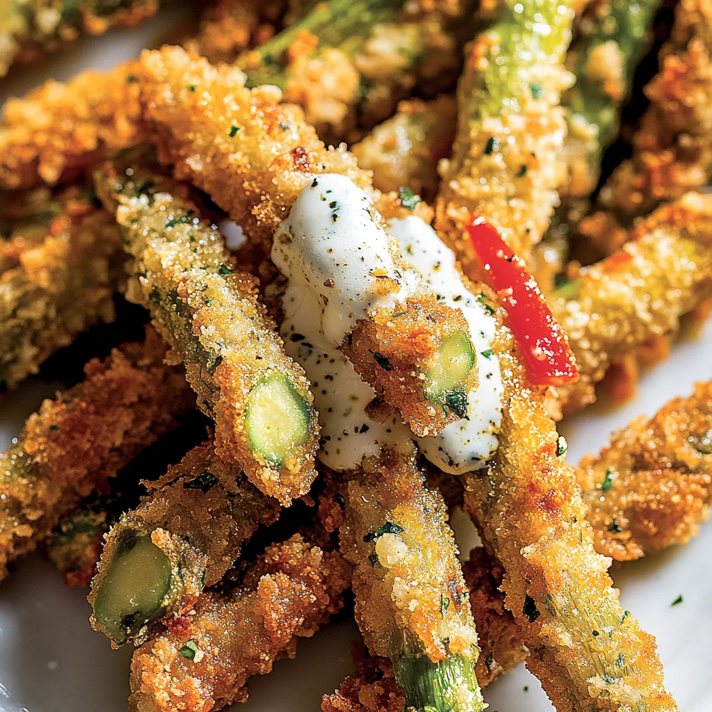 Homemade Crispy Parmesan Asparagus Sticks Recipe