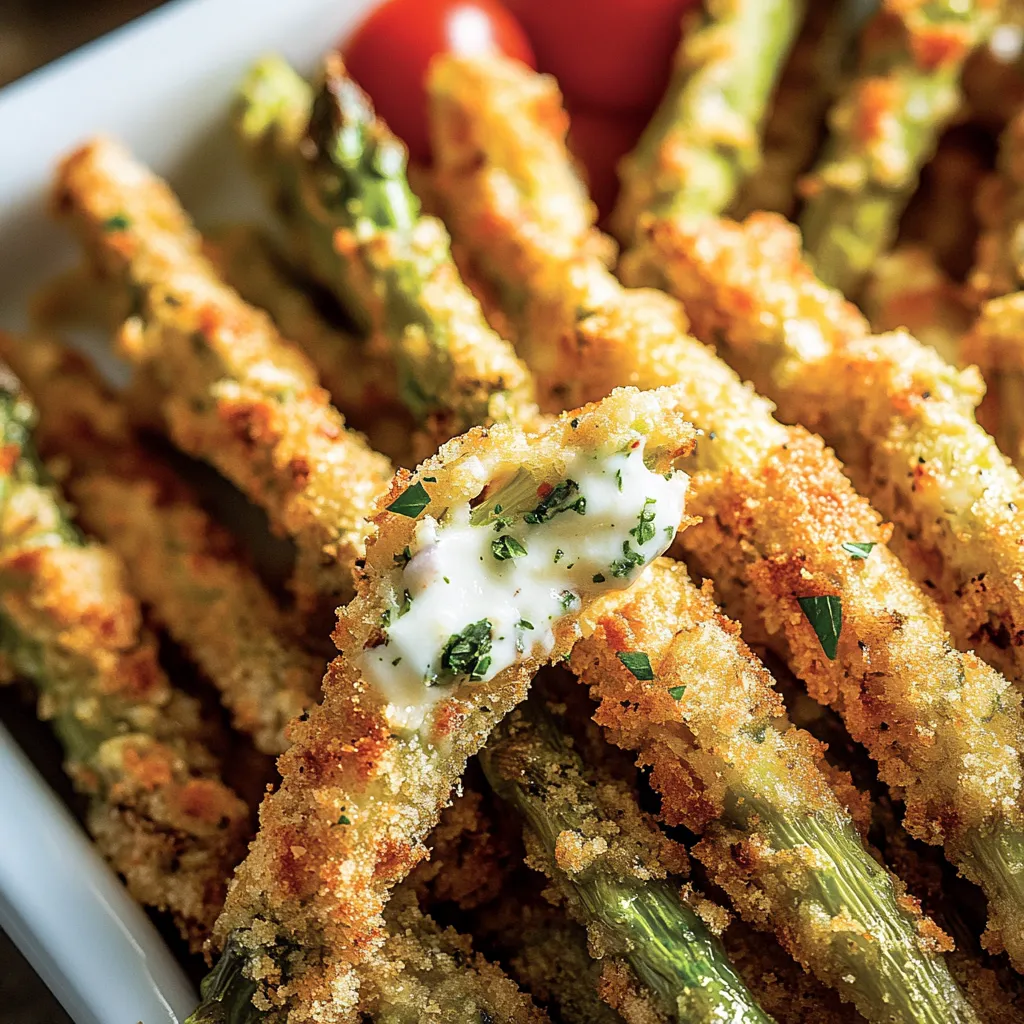 Delicious Crispy Parmesan Asparagus Sticks Recipe