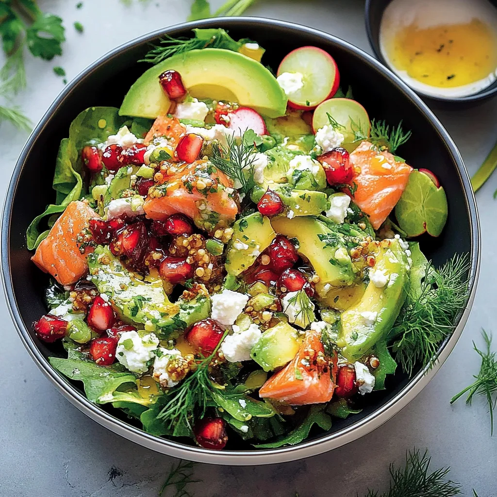 Easy Avocado Smoked Salmon Salad Recipe