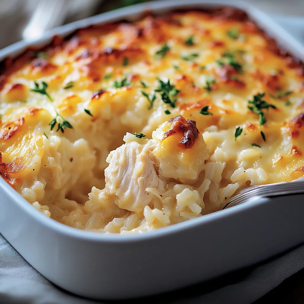 Delicious Creamy Angel Chicken and Rice Casserole Recipe