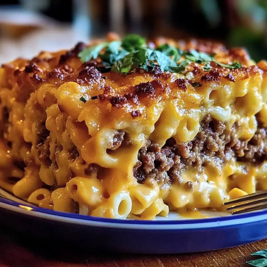 Homemade Mac and Cheese Meatloaf Casserole Recipe