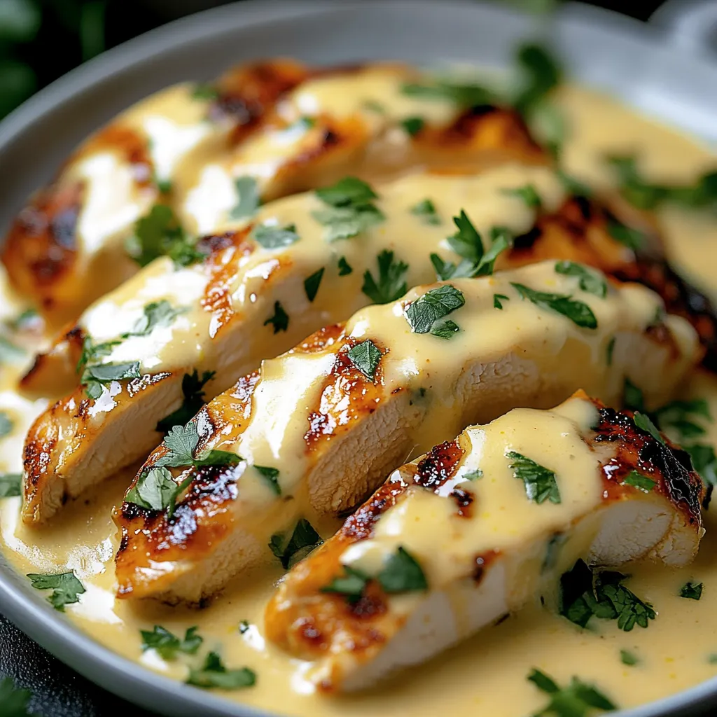 Homemade Mexican Chicken with Cheese Sauce Recipe