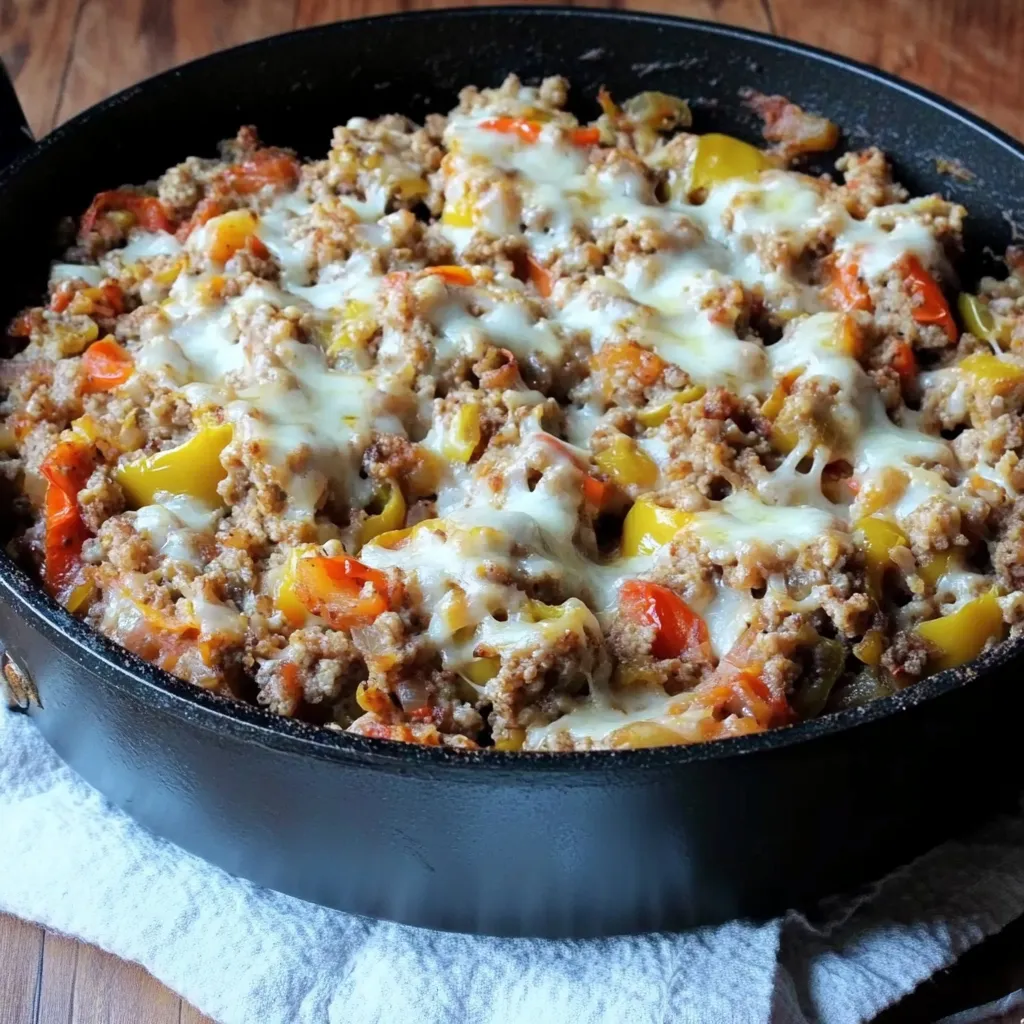 One Pot Stuffed Pepper Skillet