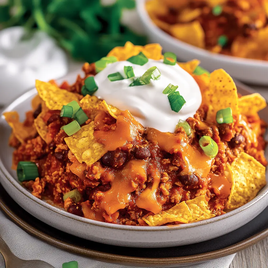 Creamy, Cheesy Frito Casserole!